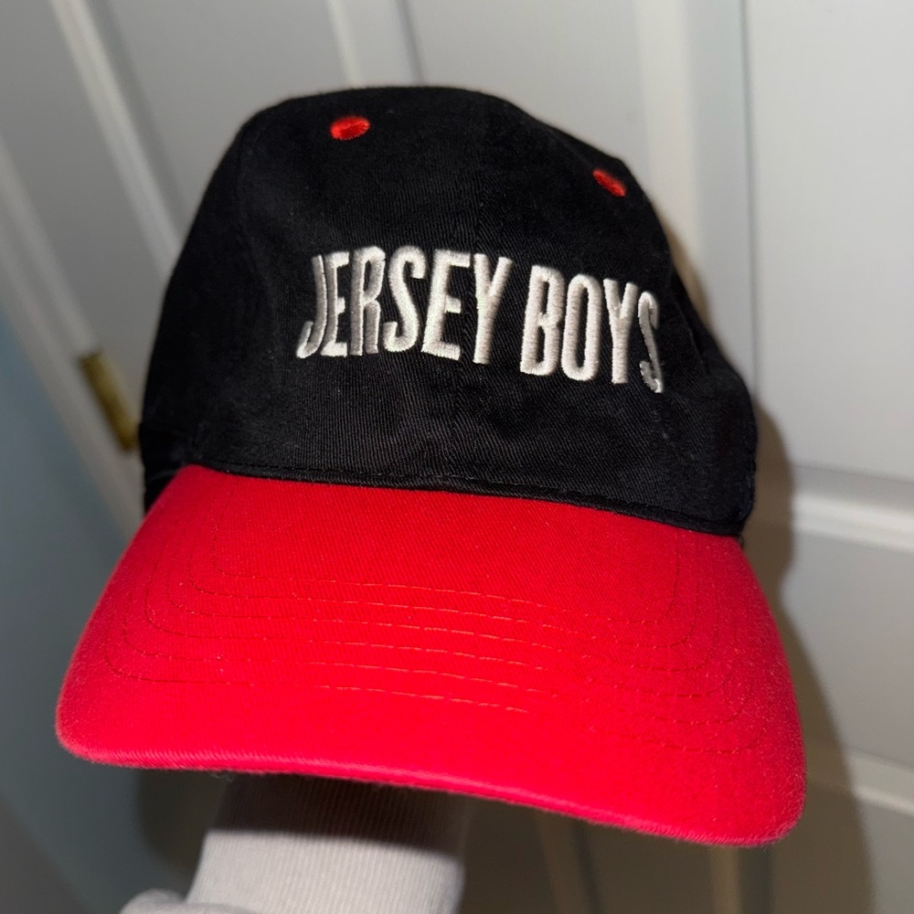 Jersey Boys Black and Red Cap